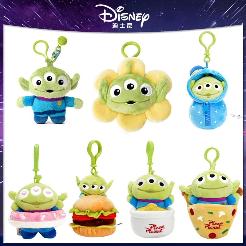 Disney Toy Story Alien Cute Kawaii Three Eyes Boy Plush Pendant School Bag Backpack Pendant Keychain Plush Toy Birthday Gift Disney Toy Story Alien Cute Kawaii Three Eyes Boy Plush Pendant School Bag Backpack Pendant Keychain Plush Toy Birthday Gift